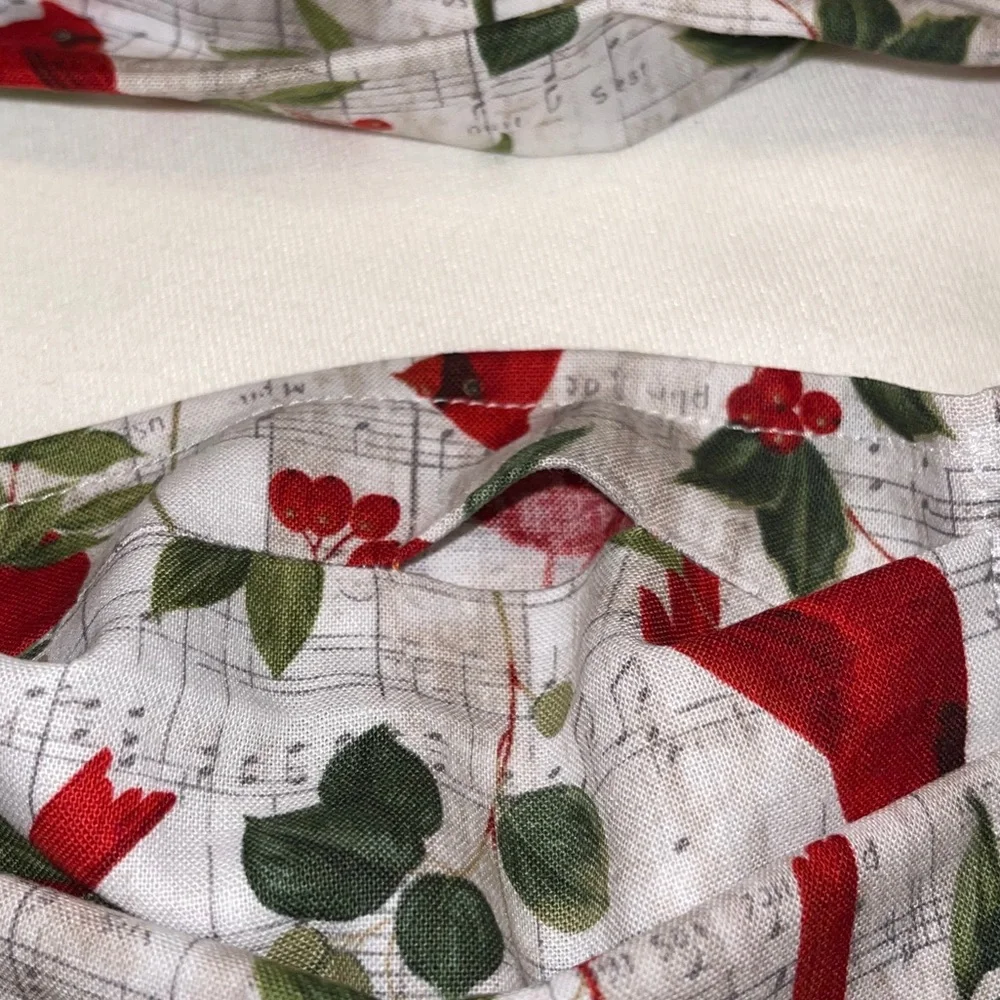 Handmade masks with Cardinal‎ print